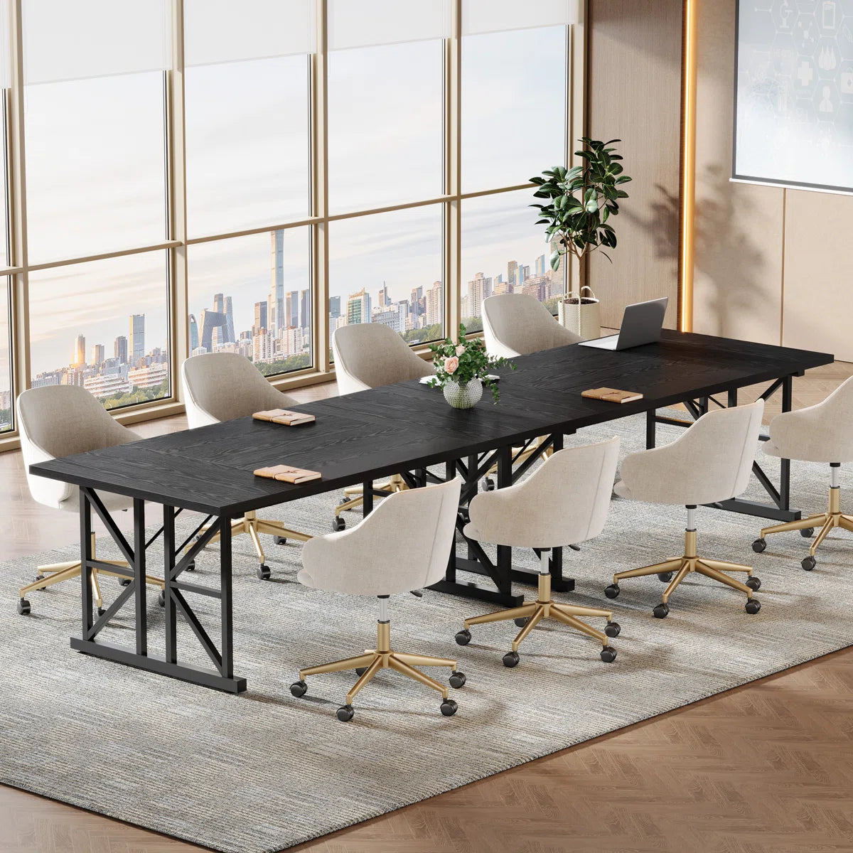 5.3 Ft Conference Table For 4-6 People - OUCH CART | Office table