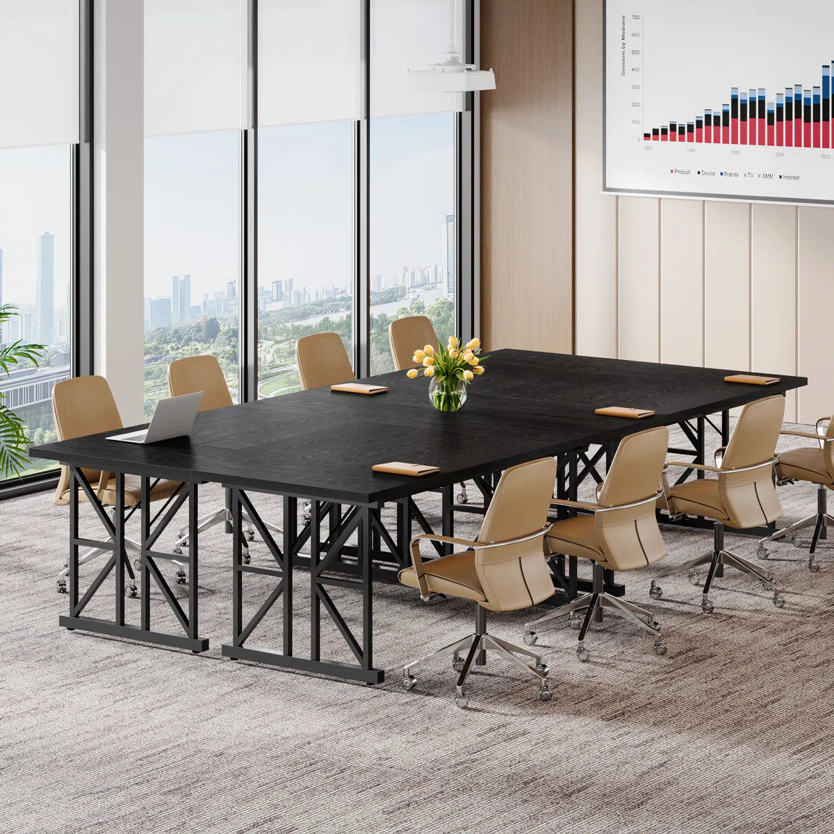 5.3 Ft Conference Table For 4-6 People