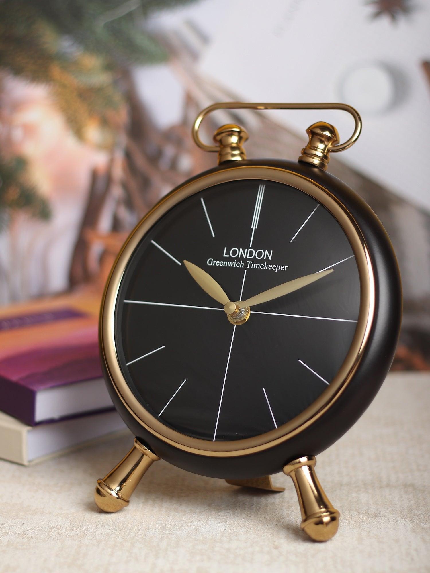 Essence Desk Timepiece in Black Gold - Ouch Cart