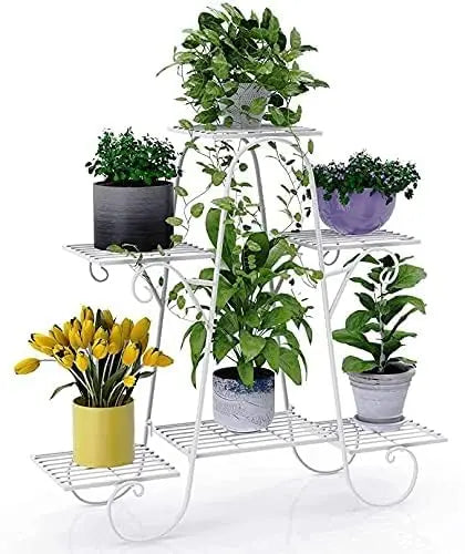 6 Tier Plant Stands for Indoors and Outdoors | Flower Pot Holder Ouch Cart