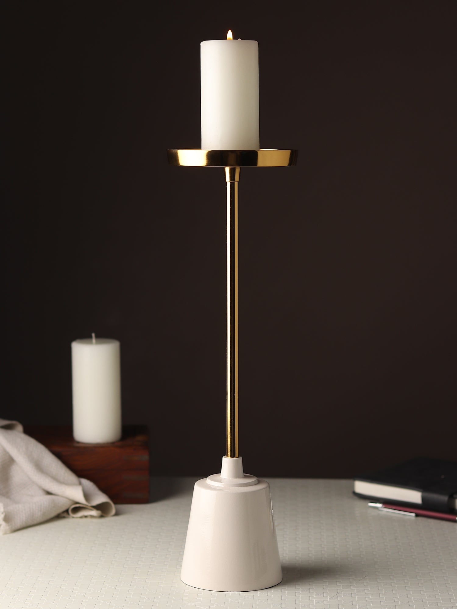 Altura Grande Gold  Candle holder Tall - OUCH CART