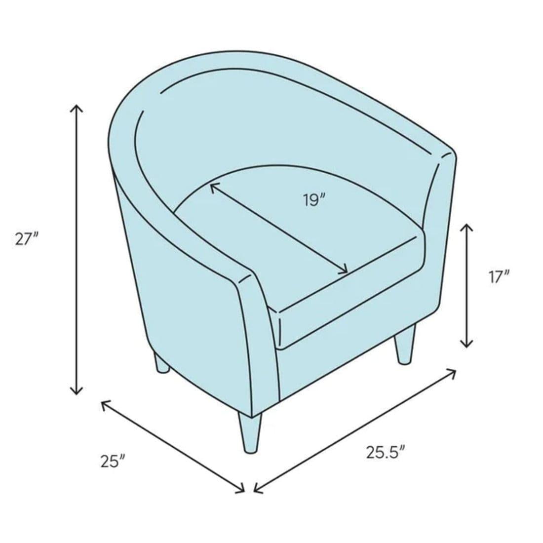 pitts accent chair with ottoman - Ouch Cart