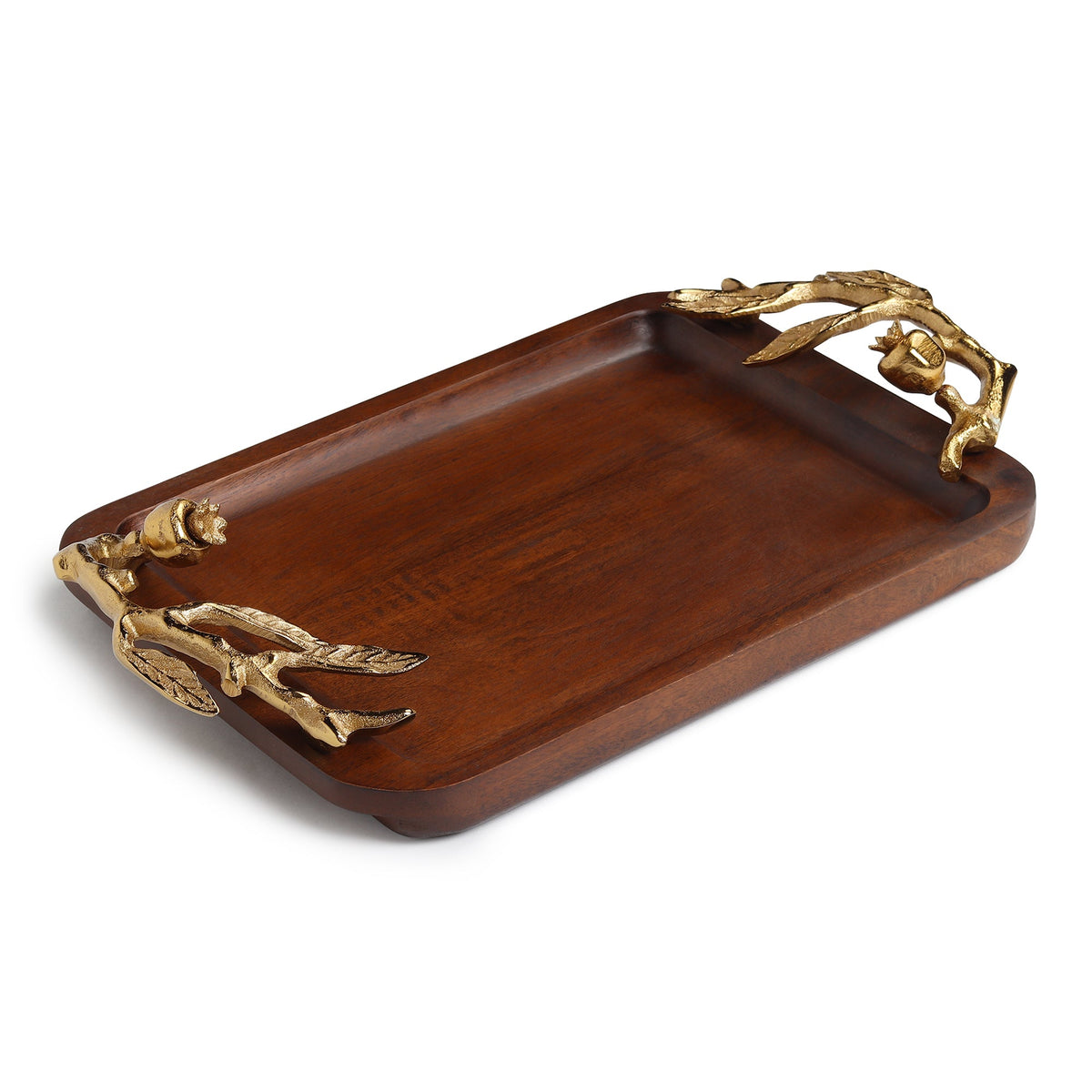 Pomegranate tray gold M.M.I. OVERSEAS