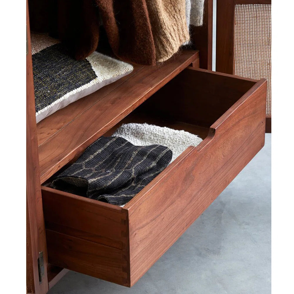 Vintage European Wardrobe – Classic Exquisite Bedroom Storage OUCH CART