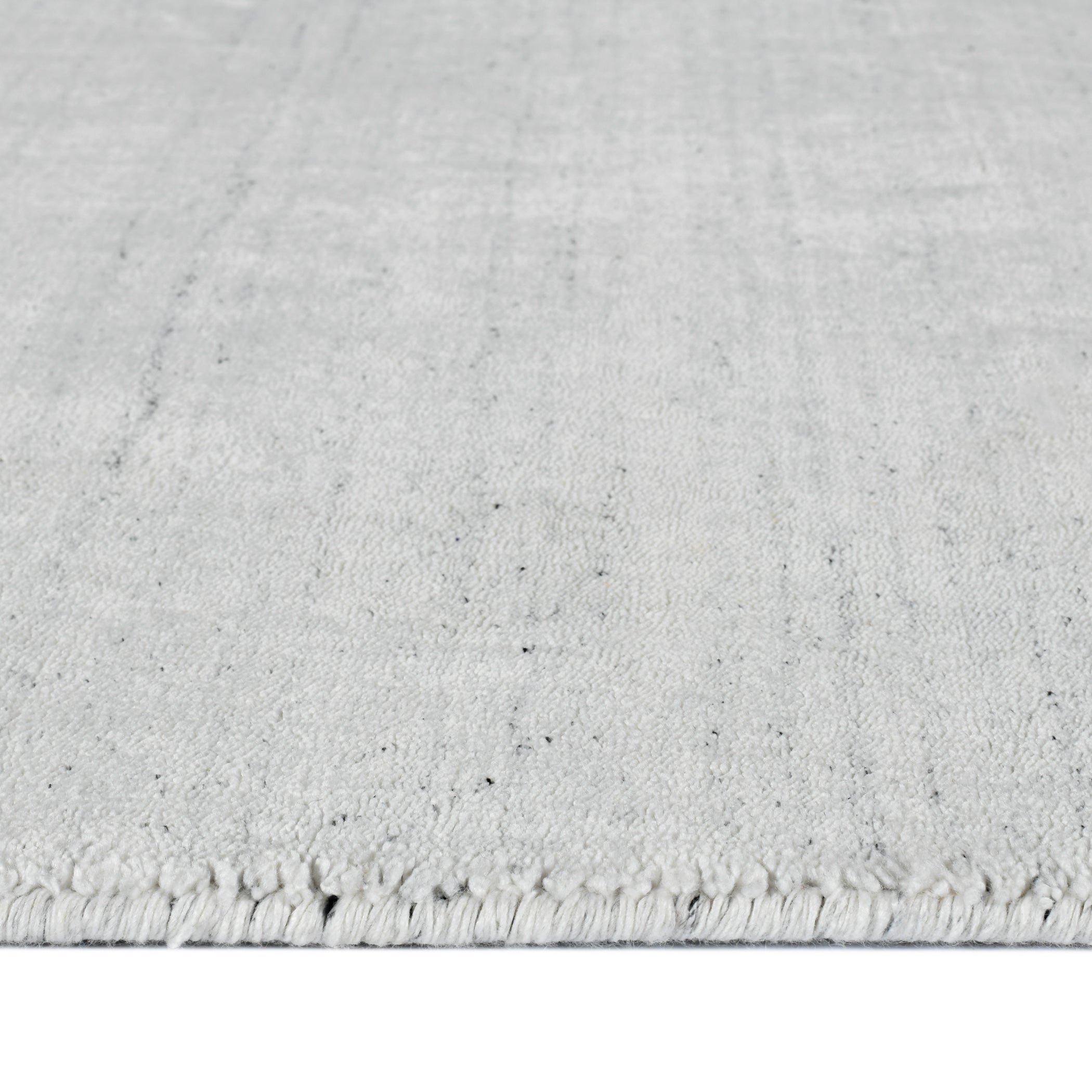 Blend Solid Pattern Hand Woven  Rectangle Anti-Skid Designer Carpet, Prayer Rug For Office Cabins, Small Living Spaces - 2.8'X3.11'