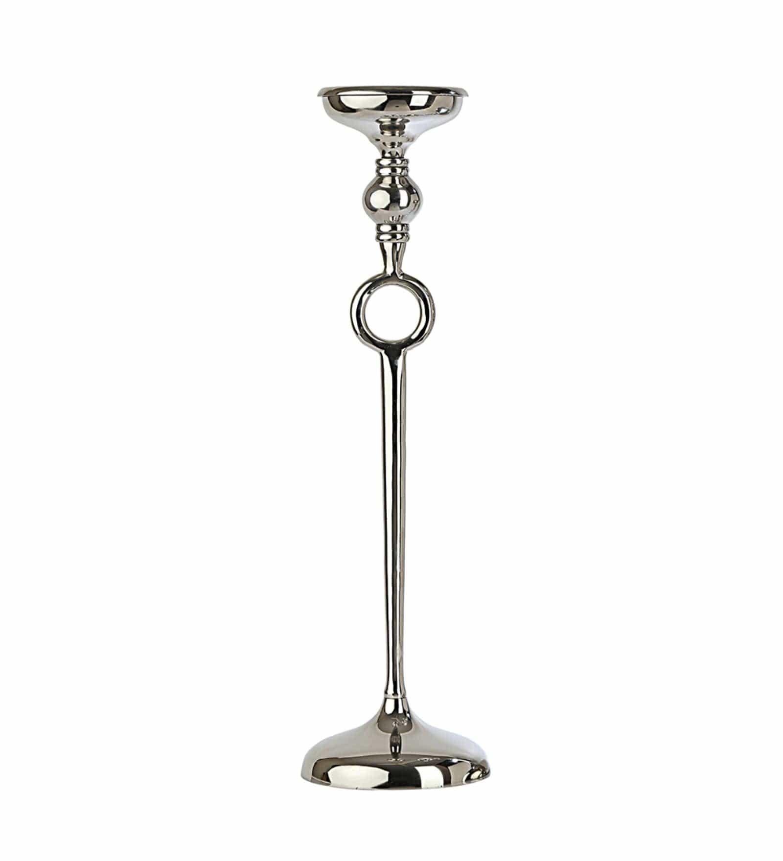 Ajna Silver Large Pillar Holder - Ouch Cart