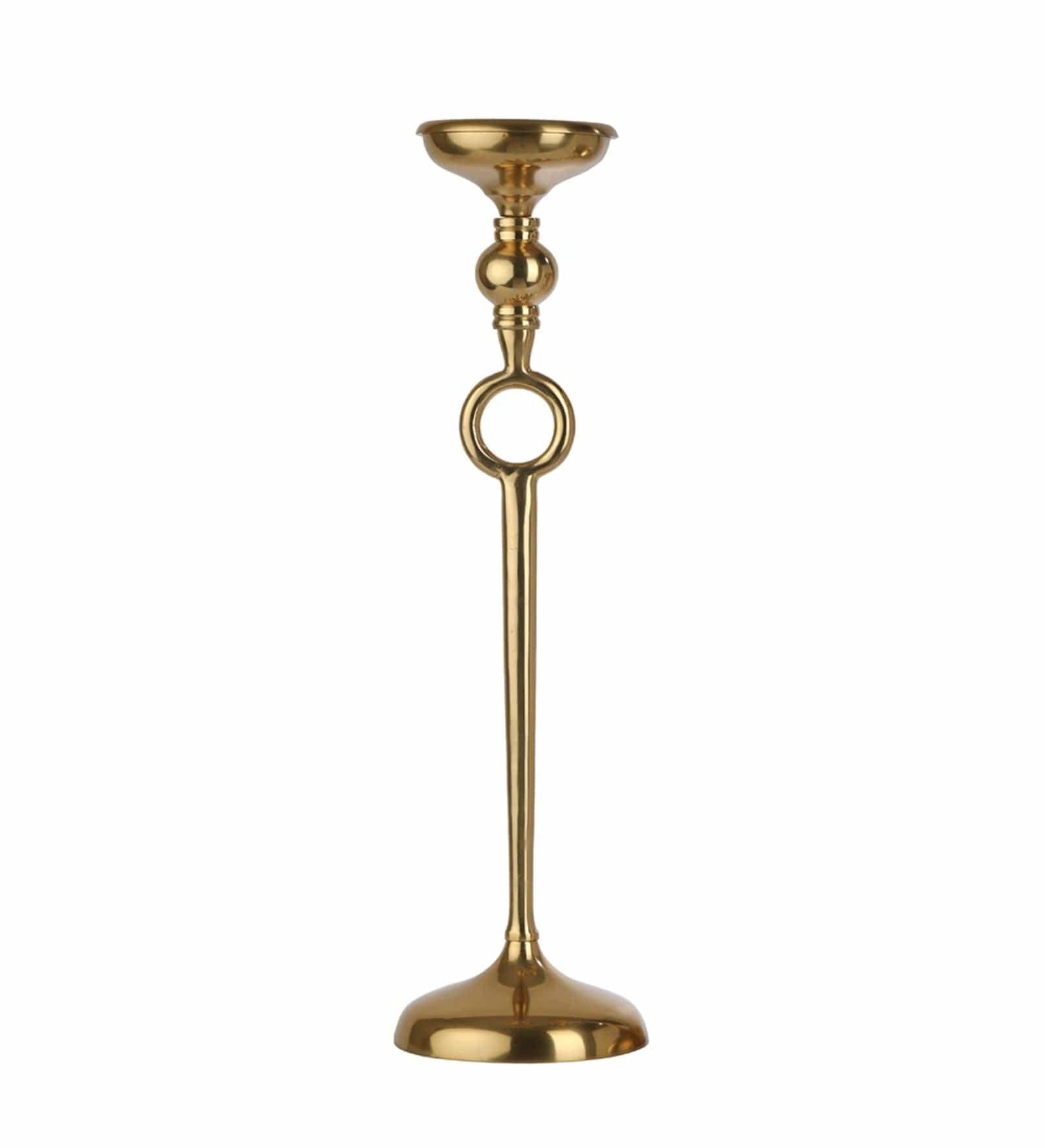 Ajna Gold Large Pillar Holder - Ouch Cart