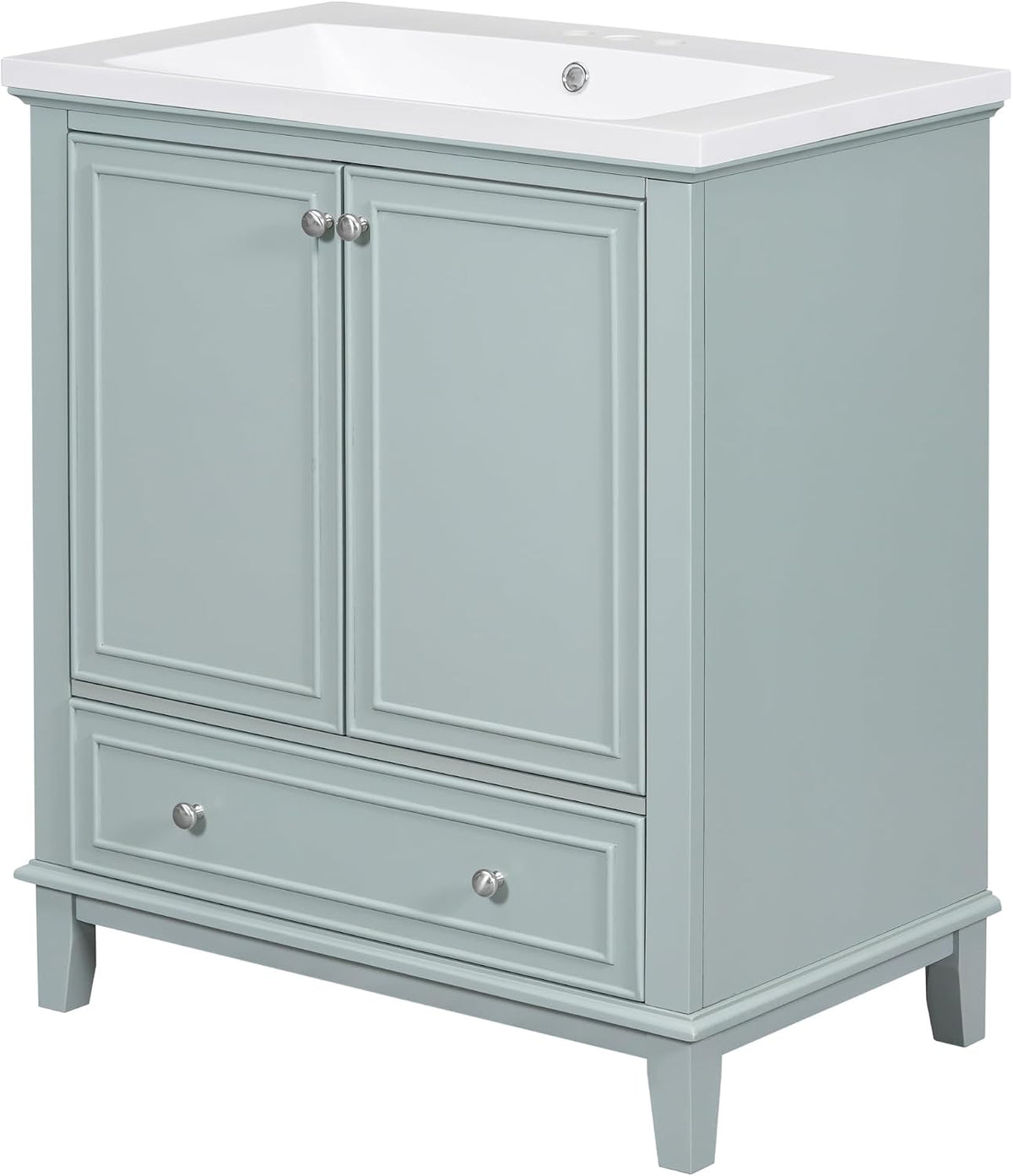 Ouch Cart Modern Blue Bathroom Vanity Cabinet OUCH CART