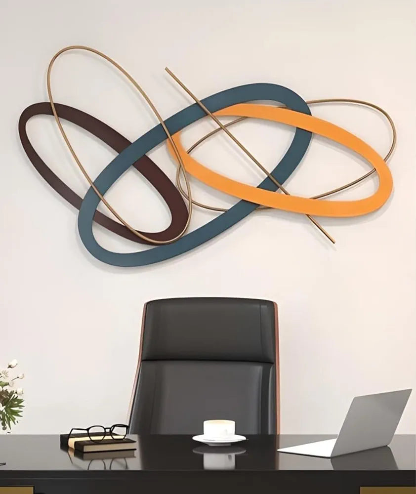 ALFA OUT WALl ARTHandmade One-of-a-kind original piece 6 Month Waranty Perfect for a modern or coastal-themed room Adds a pop of color