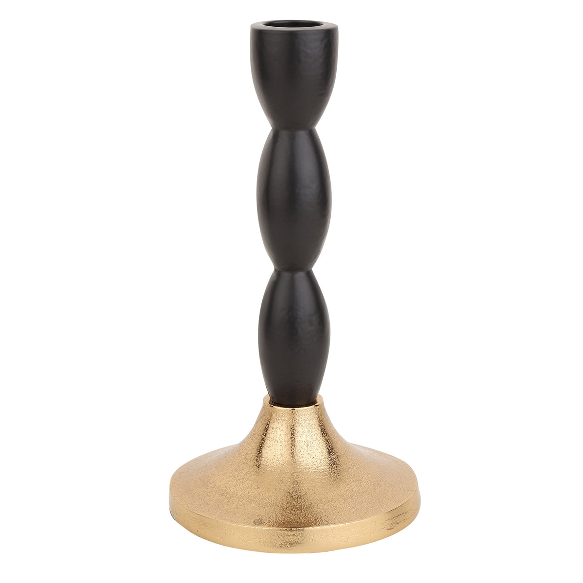 Spiral Candle Holder Black/Gold M.M.I. OVERSEAS