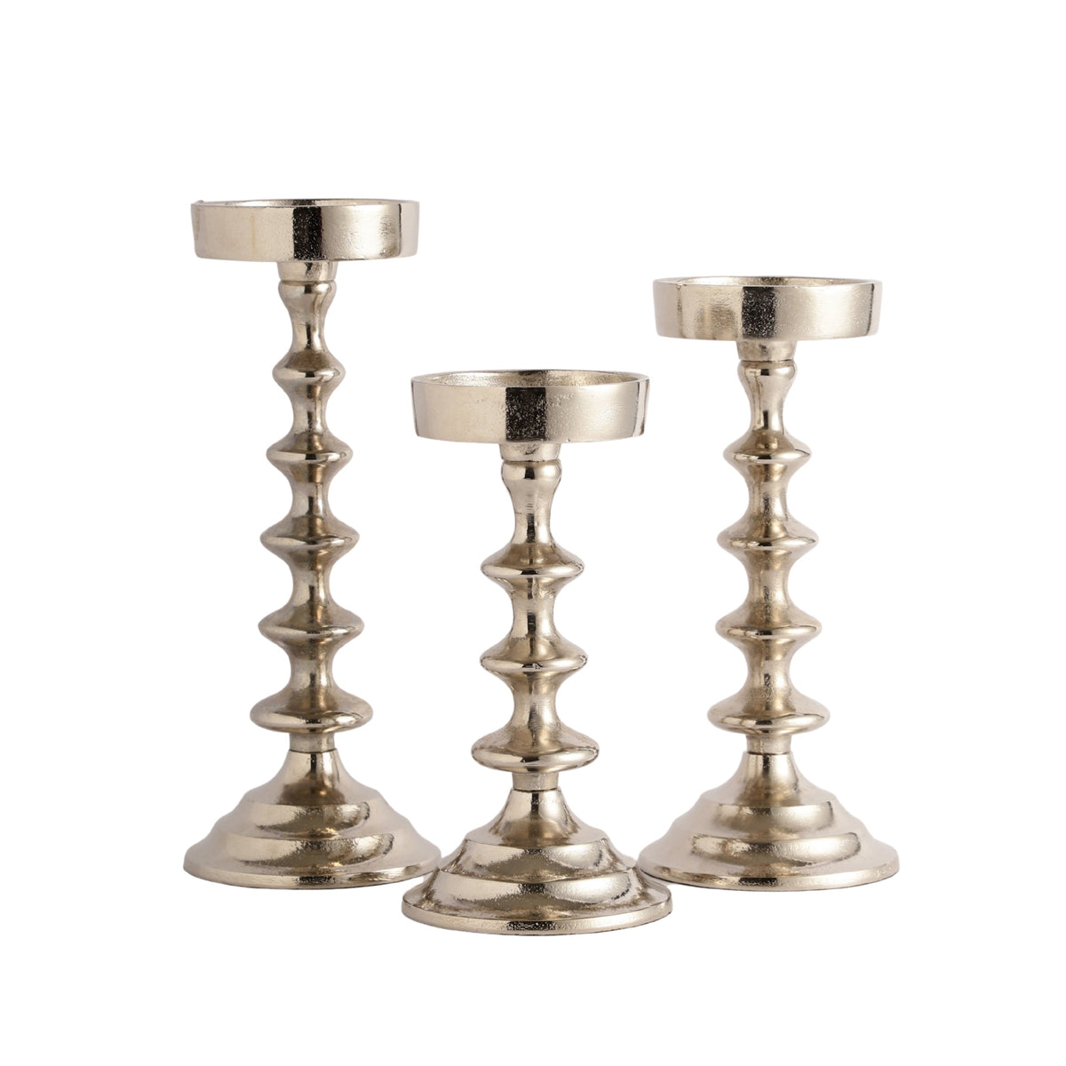Ebon Whisper Candle holders set of 3 M.M.I. OVERSEAS