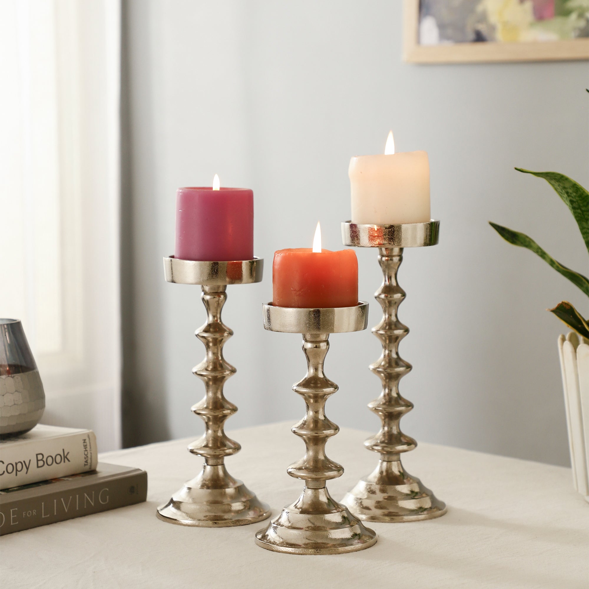 Ebon Whisper Candle holders set of 3 - OUCHCART | Candle holder