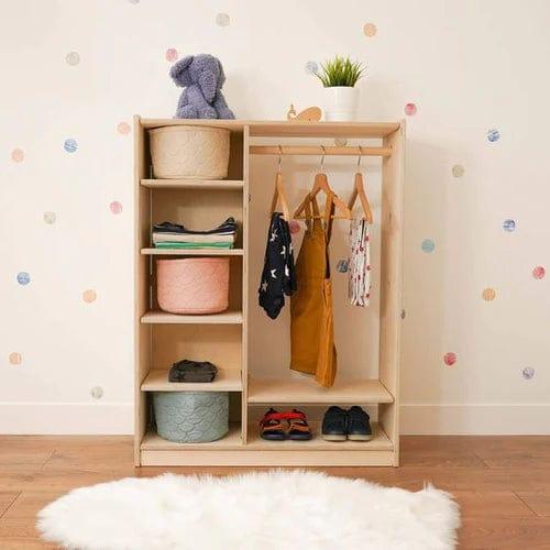 Little Montessori Wardrobe For Kids Furniture - Ouch Cart