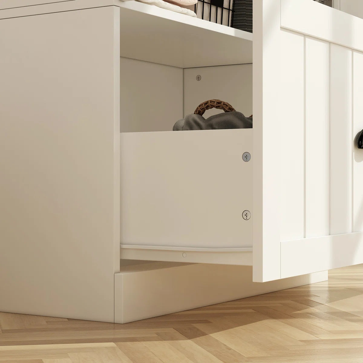 Dorilal Armoire Large Storage Solid Wood Wardrobe for Bedroom OUCH CART