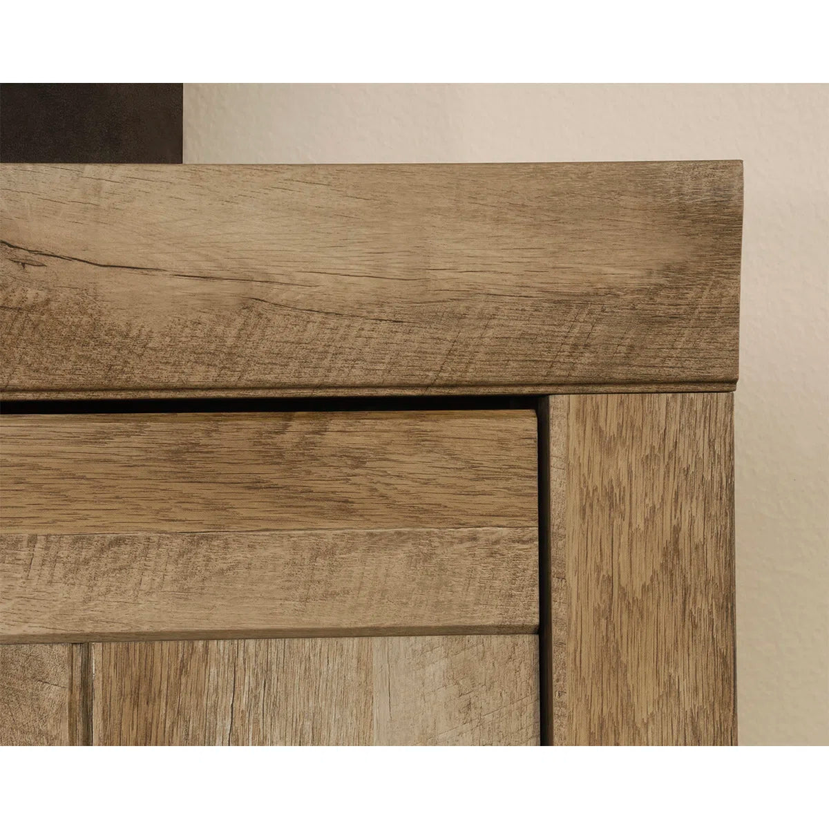 Fullon Wide Wooden Storage Cabinet – Contemporary Organizer with Shelves & Doors OUCH CART