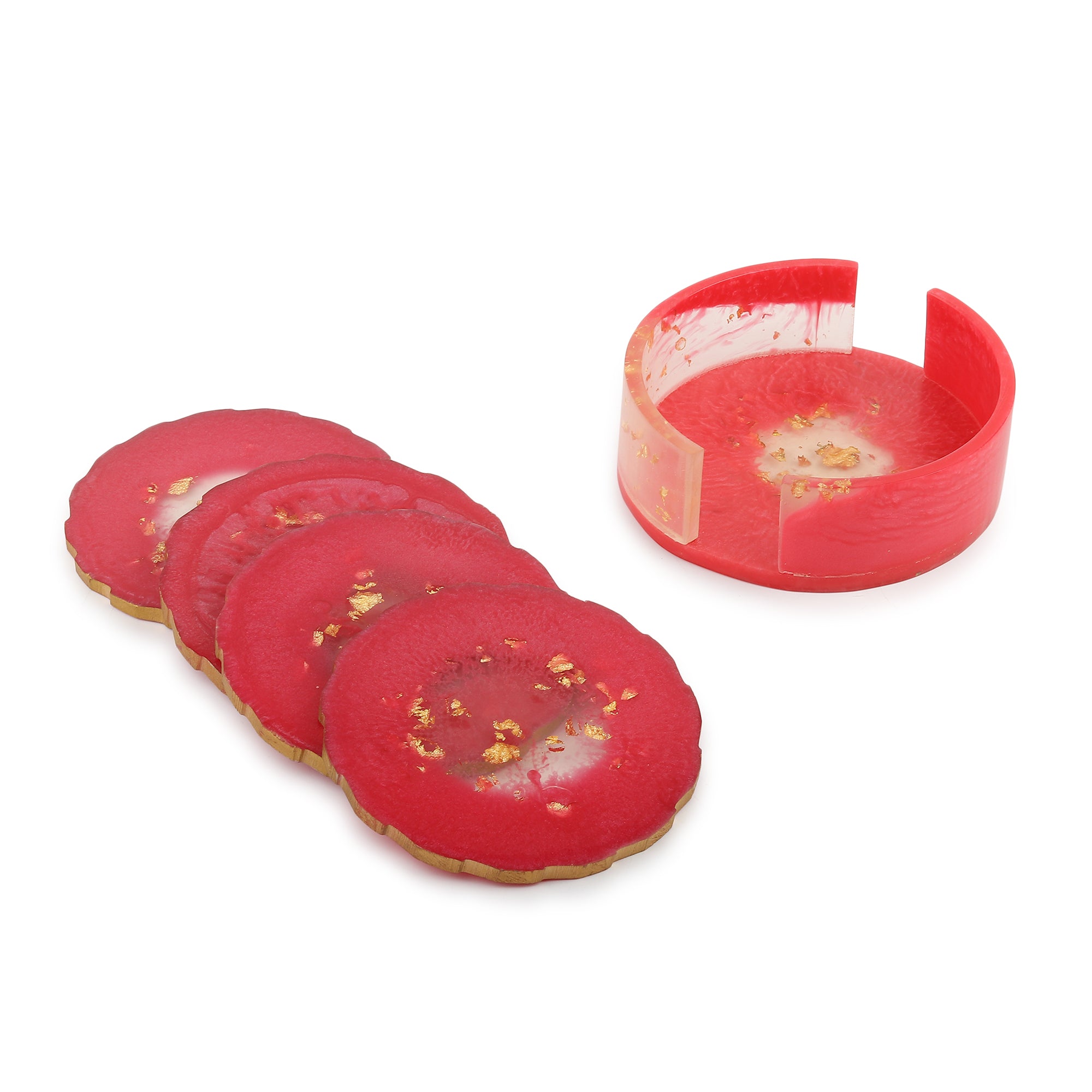 Quartz Glow Coaster Set