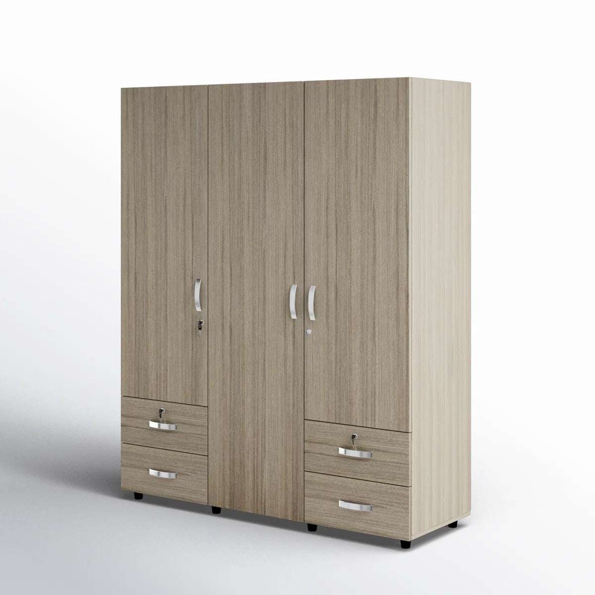 Breeyana Bedroom Armoire – Space-Saving Wardrobe Closet with Ample Storage-OUCH CART |Wardrobe