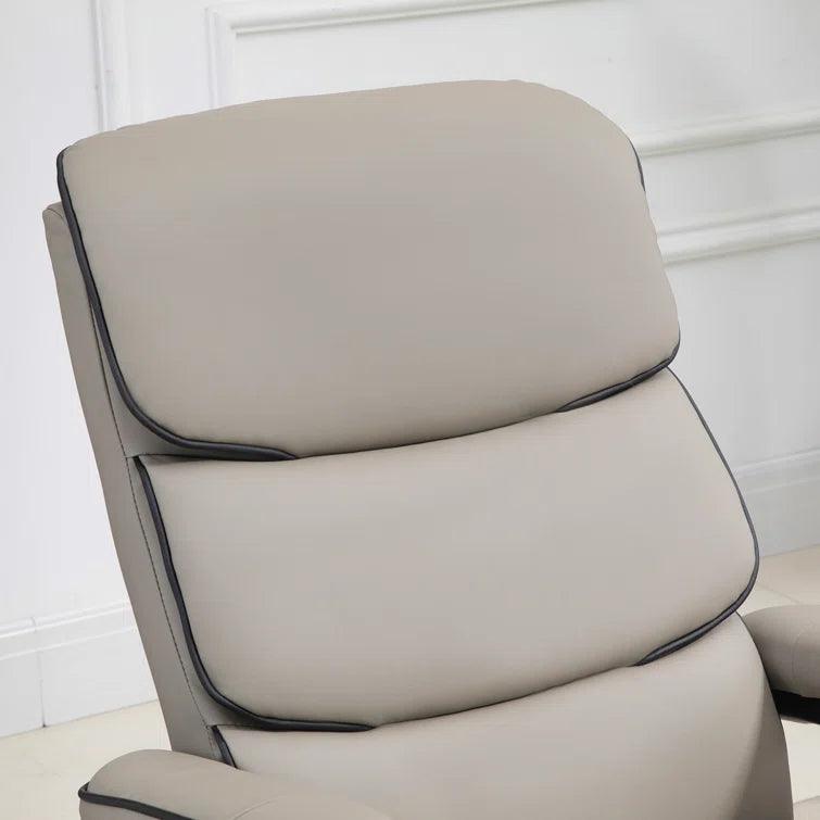 Wide Swivel Armchair and Ottoman - Ouch Cart