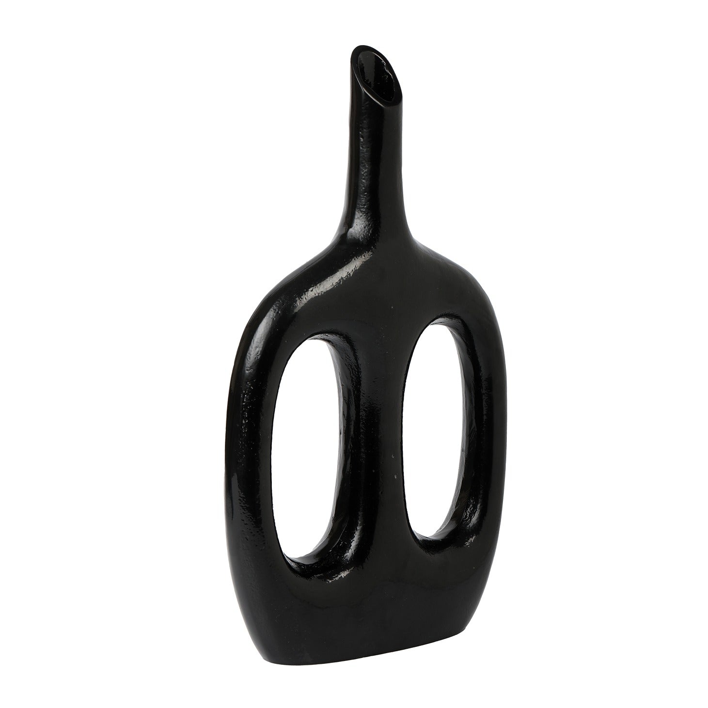 Otilia Grey Black Vase - OUCHCART