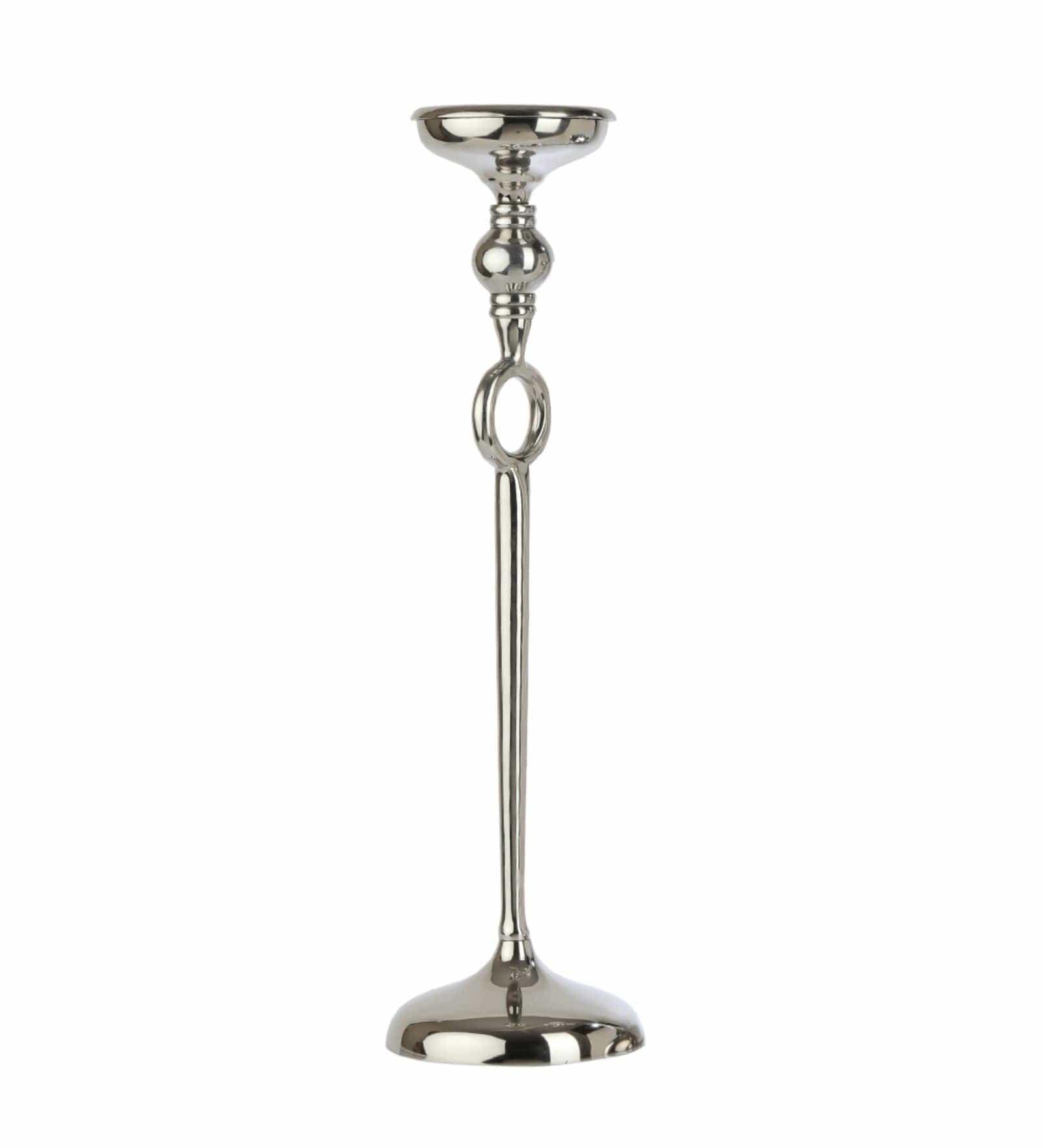 Ajna Silver Large Pillar Holder - Ouch Cart