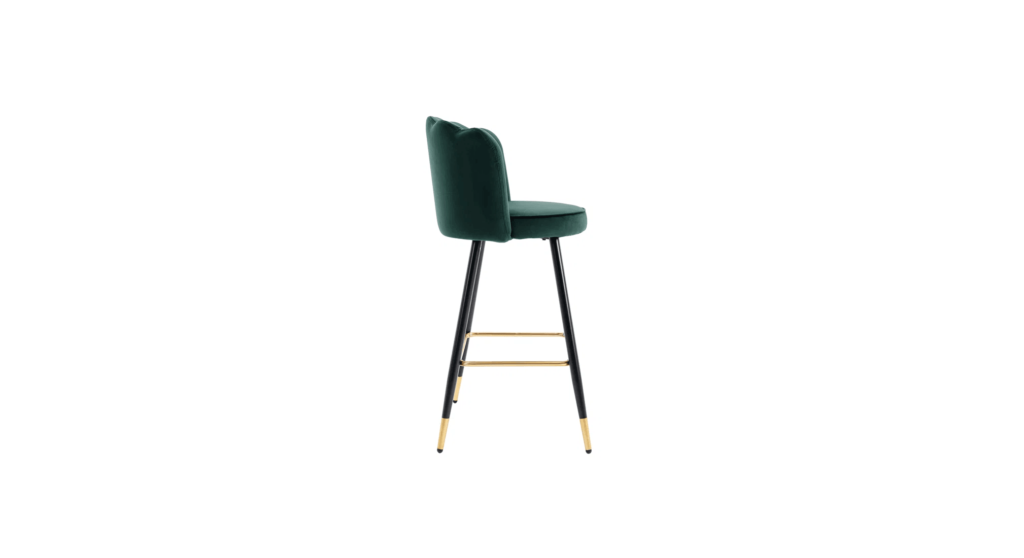 FLOWER COUNTER STOOL Green SET OF 2 - Ouch Cart