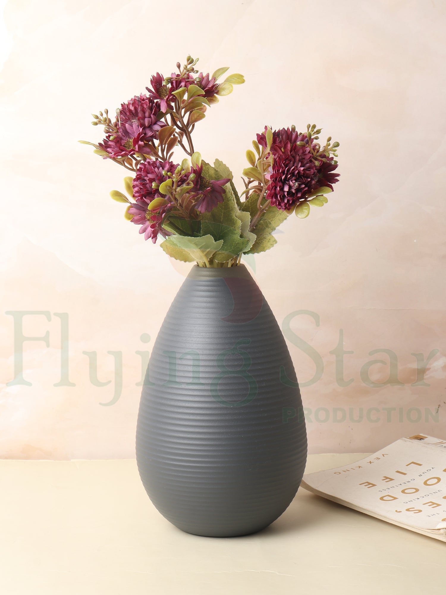 Klova Grpahite Vase M.M.I. OVERSEAS