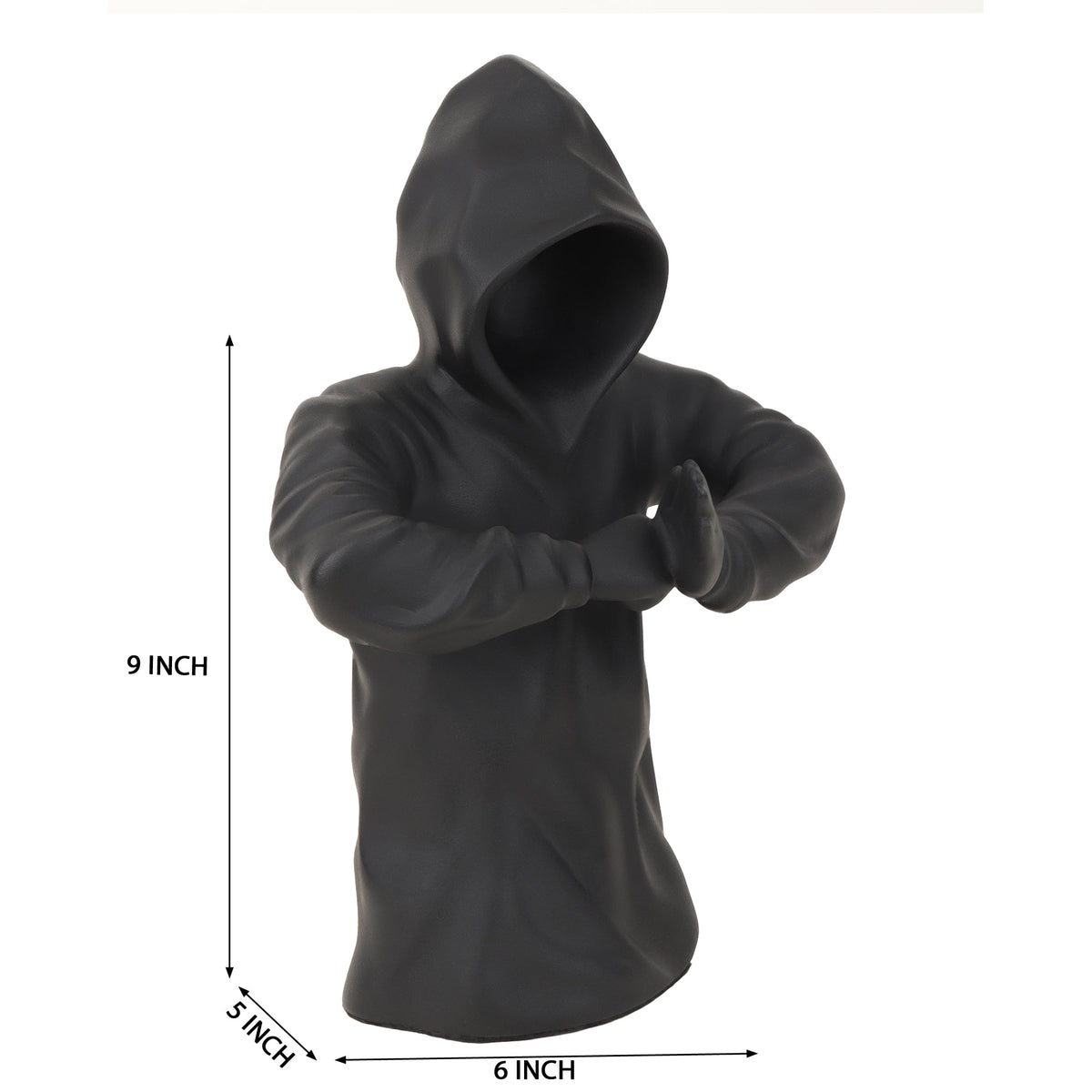 Hooded Warrior in Black M.M.I. OVERSEAS