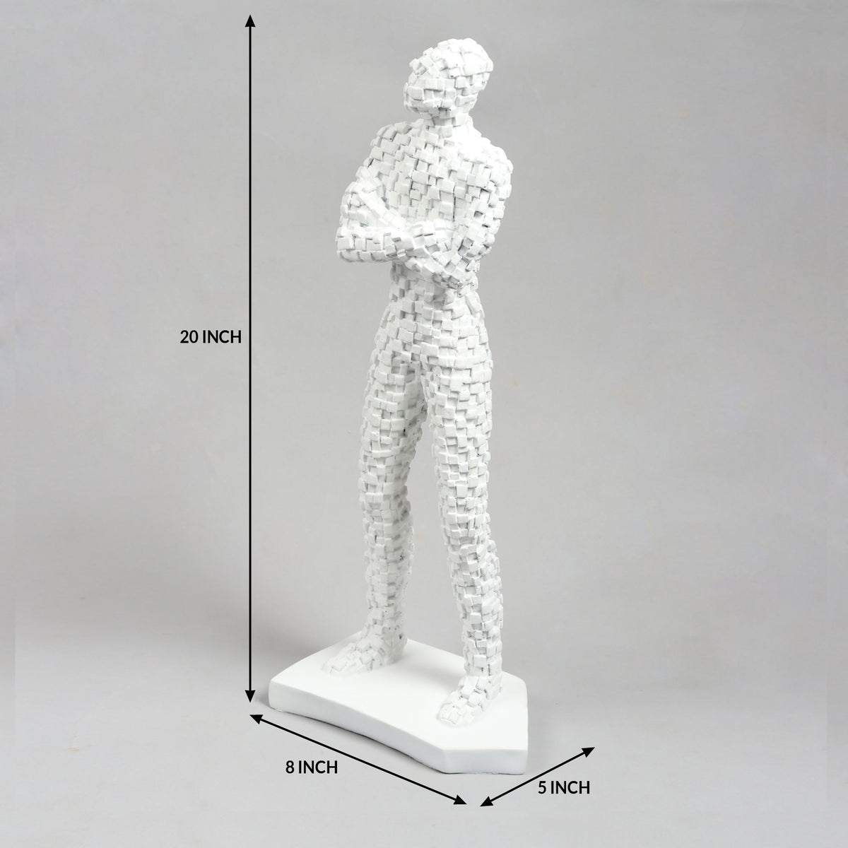 The Proud Thinker in White M.M.I. OVERSEAS