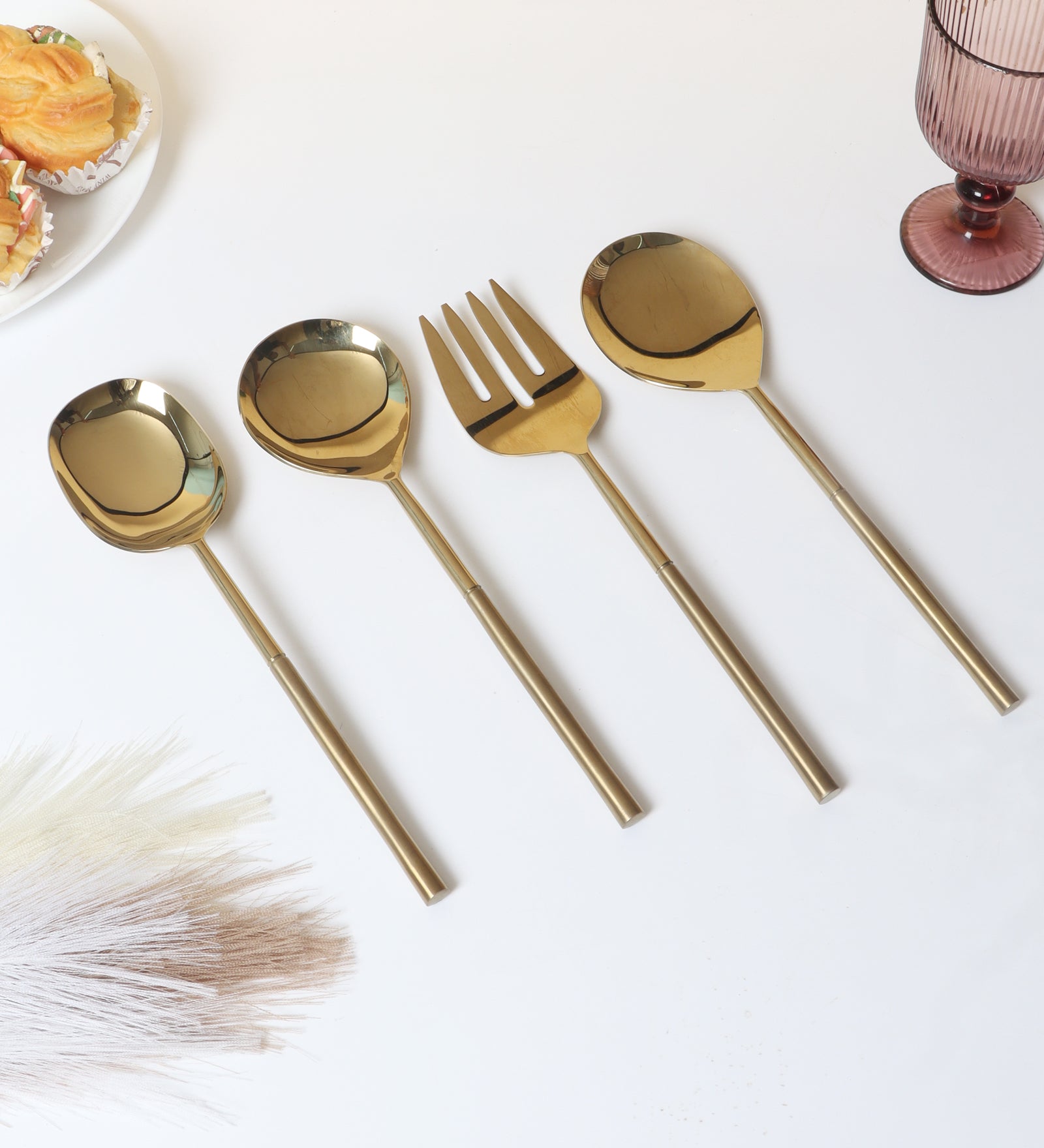 Lark Cutlery Serving Set - OUCH CART | Kitchen & dinings
