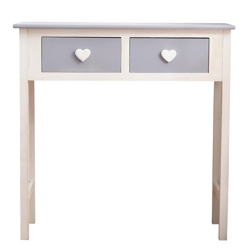 Amalia Solid Wood Console Table ouch cart