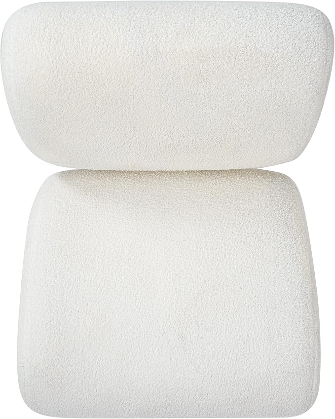 Ouch Cart Modern Upholstered Lounge Chair with Curved Wooden Frame | Cozy Accent Chair OUCH CART