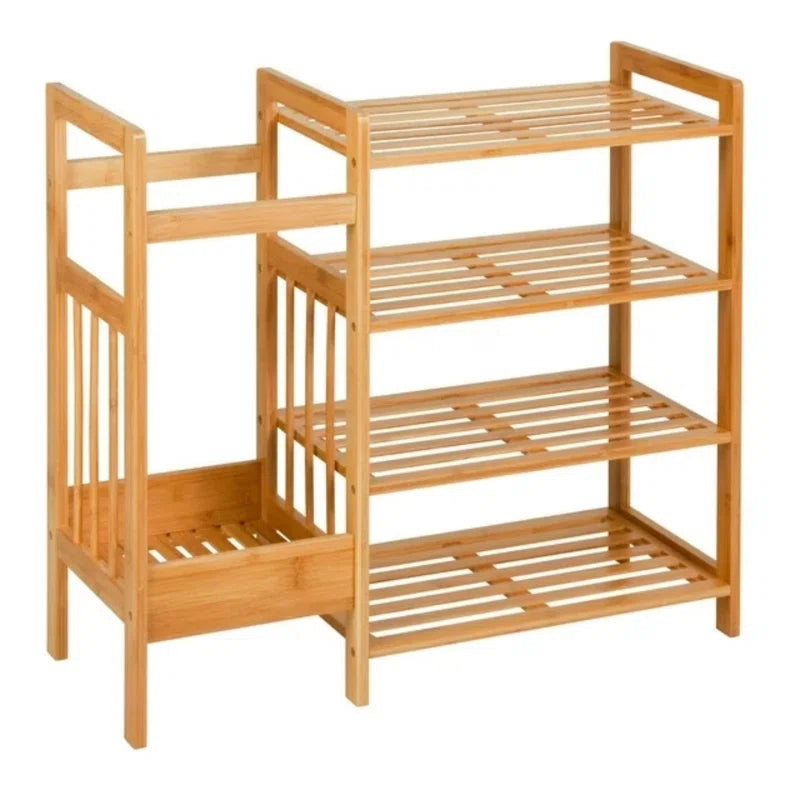 Bamboo Shoe Rack – Natural Finish