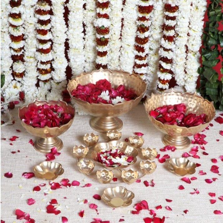 ELEGANT TAJ BOWL URLI SET OF 3. - Ouch Cart