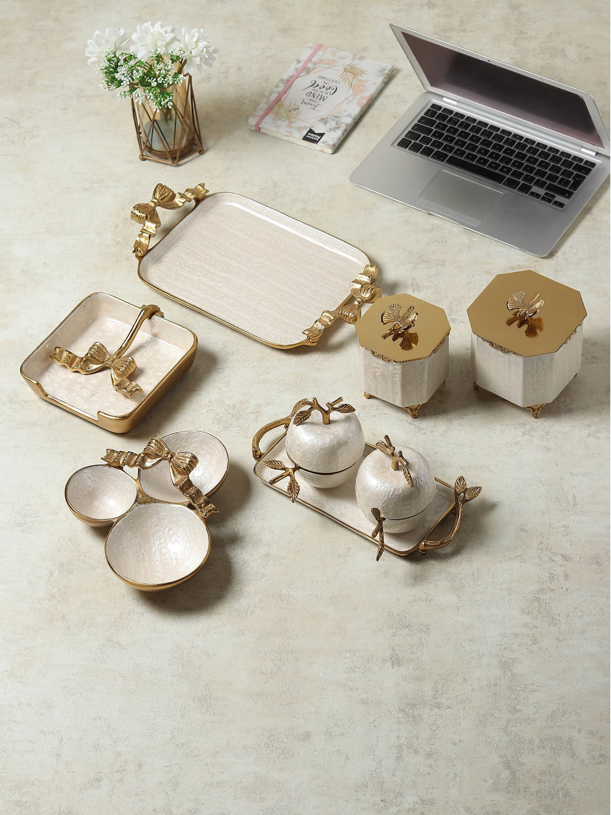 Avelion Ivory Pearl Large Tray M.M.I. OVERSEAS