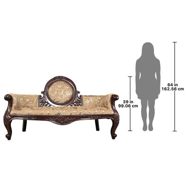 Victorian Cameo-Backed Sofa Couch - Ouch Cart