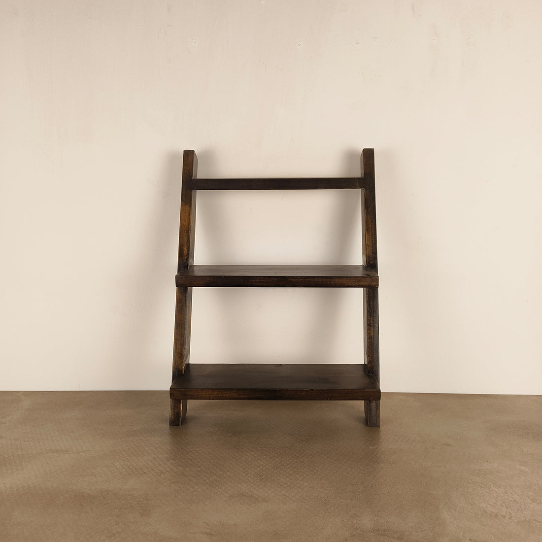 AMELIA Wooden Shelf 2 Step Ladder-OUCH CART | Kitchen rack