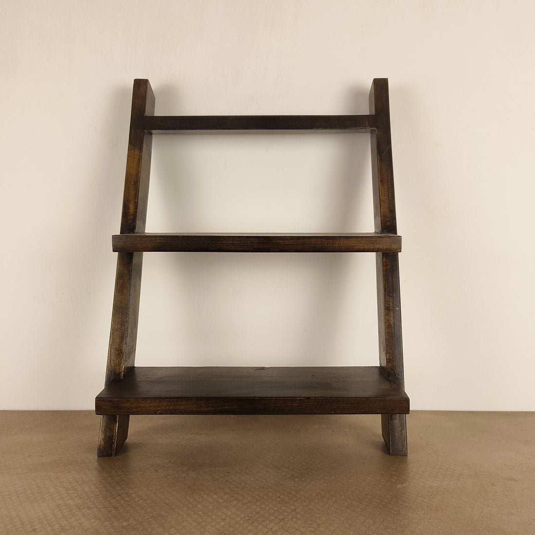 AMELIA Wooden Shelf 2 Step Ladder