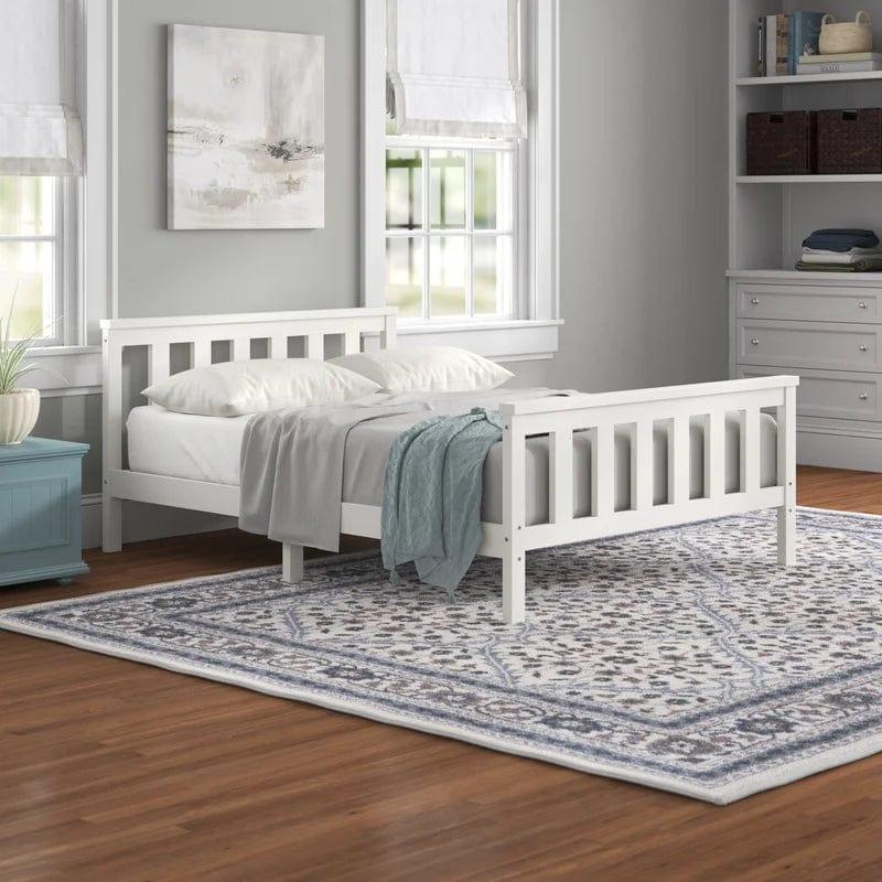 Aadi Solid Wood Shaker Bed Frame - Ouch Cart