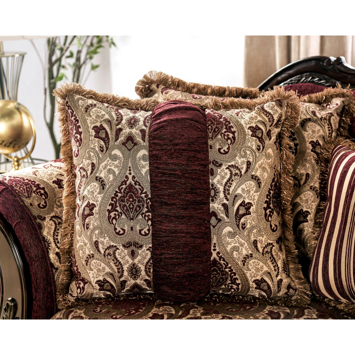 Accime 94'' Upholstered Sofa (set of 2 )