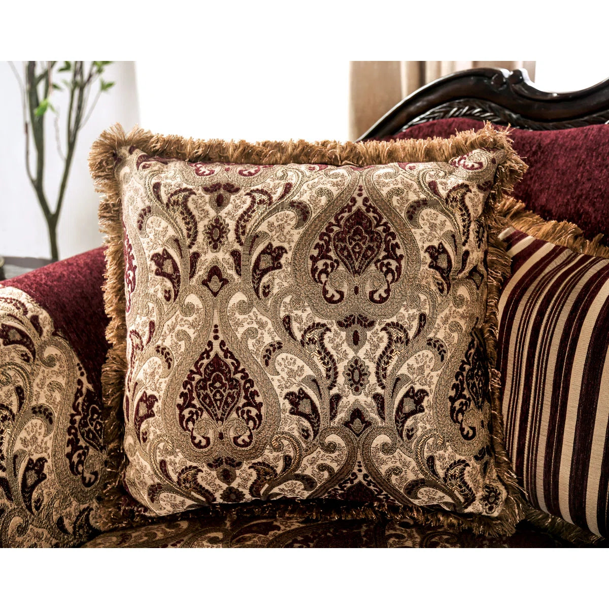 Accime 94'' Upholstered Sofa (set of 2 )