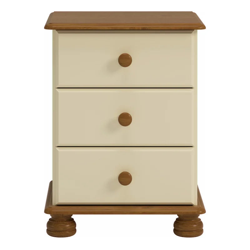 Ezra Solid Wood Bedside Table Ouch Cart