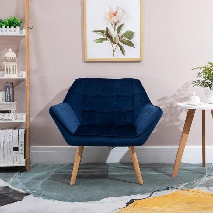 Ahkari Upholstered Barrel Chair - Ouch Cart | Armchair