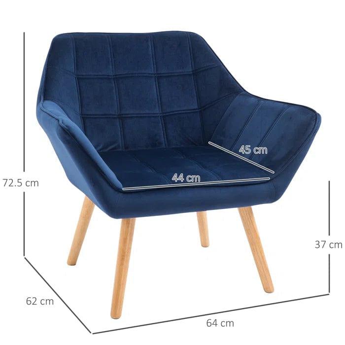 Ahkari Upholstered Barrel Chair - Ouch Cart | Armchair