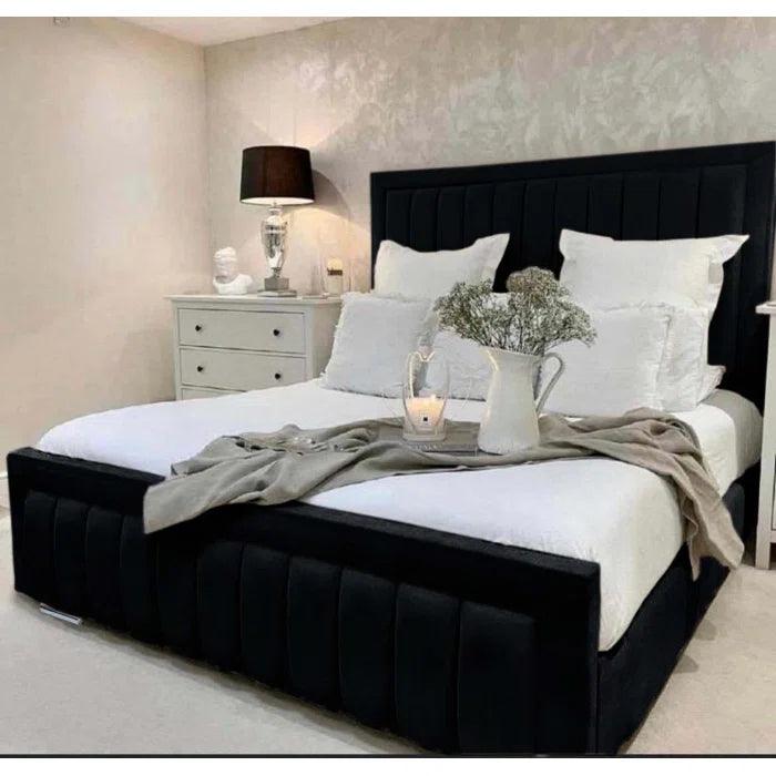 Alondrea Upholstered Panel Bed - Ouch Cart