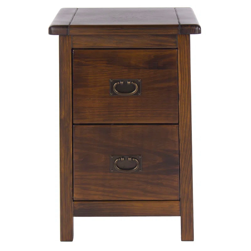 Kyler Manufactured Wood Bedside Table Ouch Cart