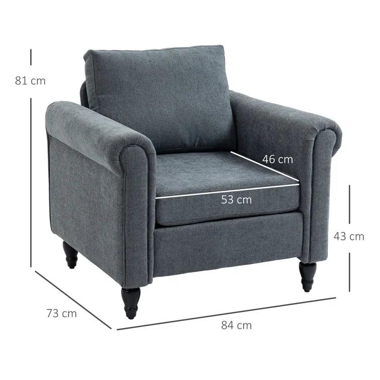 Amaani Wide Armchair - Ouch Cart