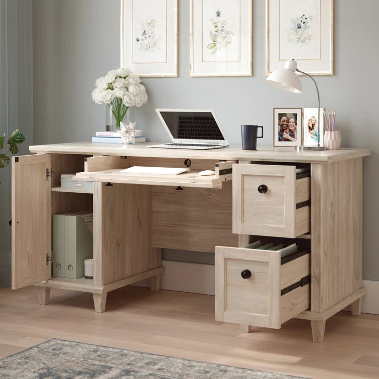 "Efficient & Modern: Sleek Computer Desk for a Productive Workspace" Ouch Cart