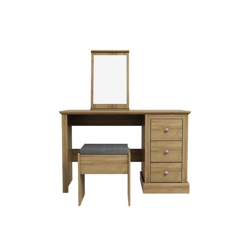 Shun Dressing Table with Mirror - Ouch Cart