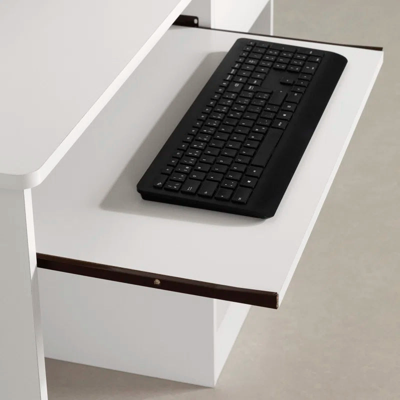 Compact Efficiency: The Computer Desk" ouch cart