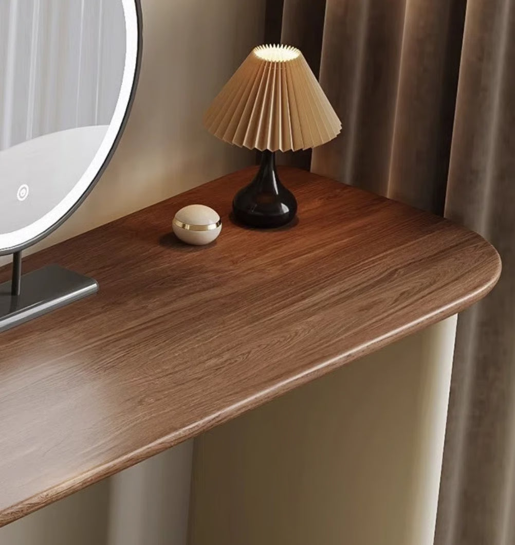 Azaneth Dressing Table with Mirror – Modern Makeup Organizer